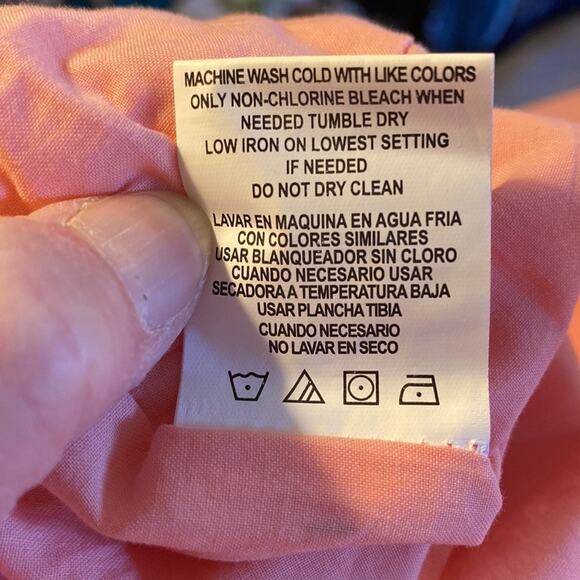 NWT Copper Key Romper Junior’s Size XL Eyelet Peach / Pink Spaghetti Straps - Picture 13 of 13